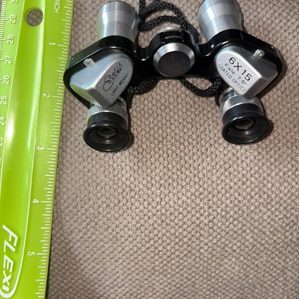 Selsi Lightweight Binoculars 6x15 Field 7.5” Light Weight